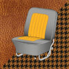 1956-1967 Signature Series Vinyl/Houndstooth Seat Covers - Full Set Front & Rear