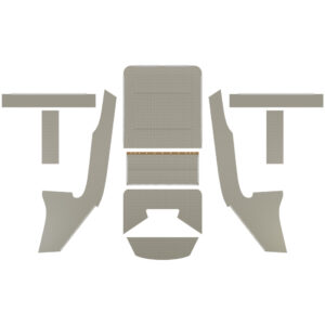 1958-1962 Ragtop Perforated PRO-Suede Headliner Original Style